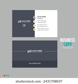 vector business card design for corporate and any best company use