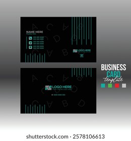 vector business card design for corporate and any best company use