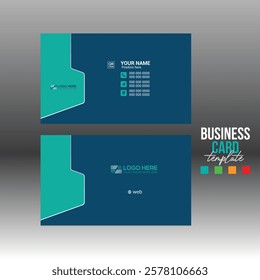 vector business card design for corporate and any best company use