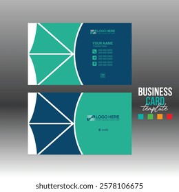 vector business card design for corporate and any best company use