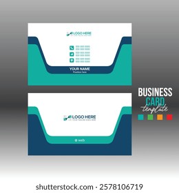 vector business card design for corporate and any best company use