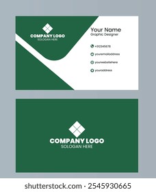 Vector business card design tamplate