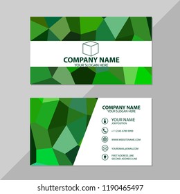 Vector business card design template