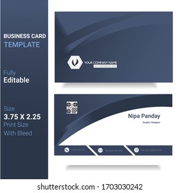 Vector Business card Design template for corporate business