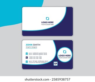 Vector Business card design template.