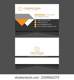 Plantilla de diseño de tarjetas de visita de vectores-3