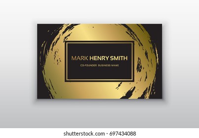 Vector business card. Luxury business card design.