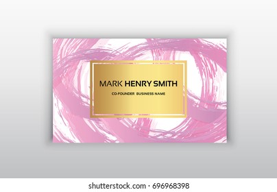 Vector business card. Luxury business card design.Vector Modern Creative and Clean Business Card Template