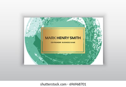 Vector business card. Luxury business card design.Vector Modern Creative and Clean Business Card Template