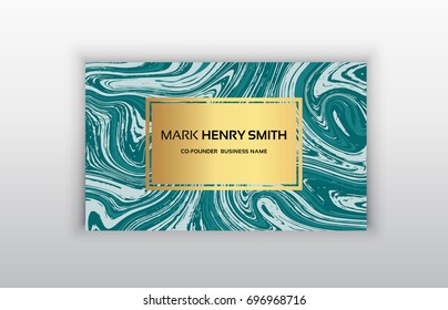 Vector business card. Luxury business card design.Vector Modern Creative and Clean Business Card Template