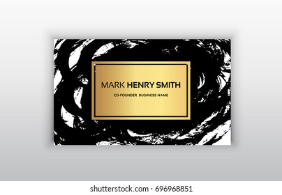Vector business card. Luxury business card design.Vector Modern Creative and Clean Business Card Template