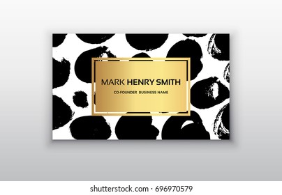 Vector business card. Luxury business card design.Vector Modern Creative and Clean Business Card Template