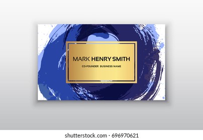 Vector business card. Luxury business card design.Vector Modern Creative and Clean Business Card Template