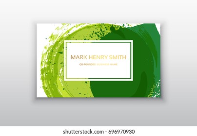 Vector business card. Luxury business card design.Vector Modern Creative and Clean Business Card Template