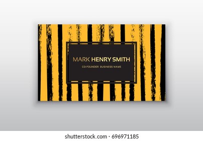 Vector business card. Luxury business card design.Vector Modern Creative and Clean Business Card Template