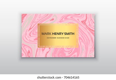 Vector business card. Luxury business card design.Vector Modern Creative and Clean Business Card Template. 