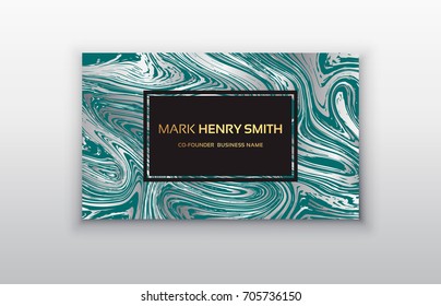 Vector business card. Luxury business card design.Vector Modern Creative and Clean Business Card Template. 
