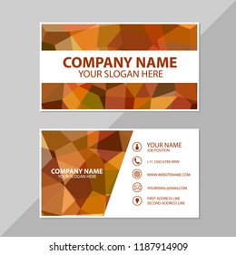 Vector business card modern design template