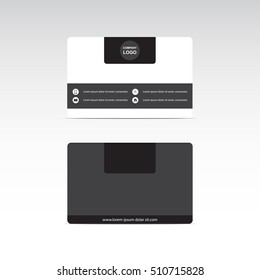 vector business card modern design