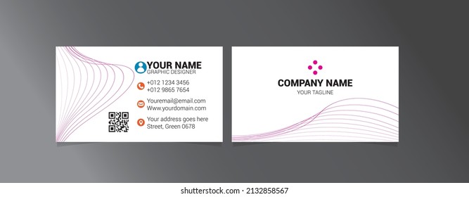 Vector Business Card Name Card template.