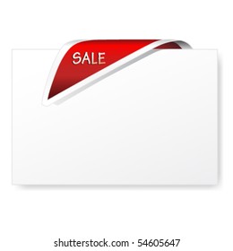 Vector business card with navigation arrow