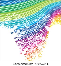 vector business card retro pattern