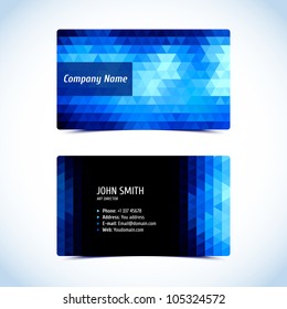 Vector business card set.