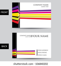 Vector Business Card Set.