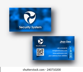 vector business card set