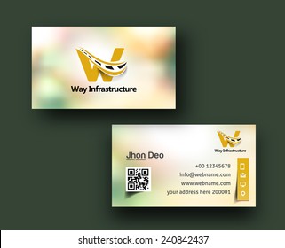 vector business card set