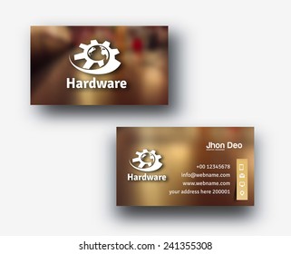 vector business card set 