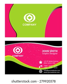 Vector - business card set 
