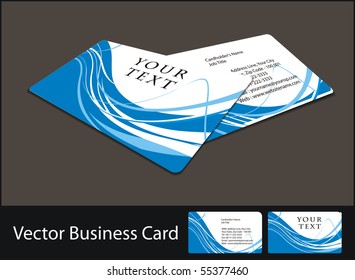 vector business card set.