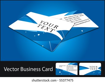 vector business card set.