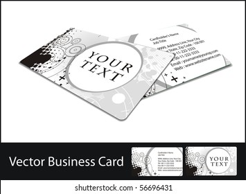 vector business card set,
