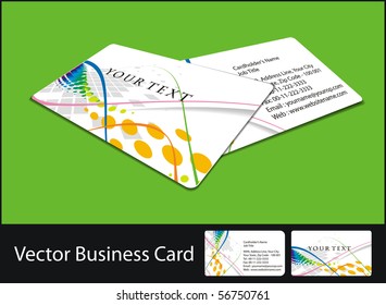 vector business card set