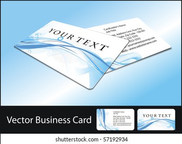 vector business card set.