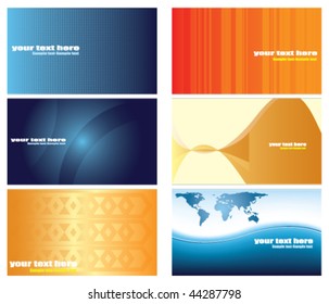 vector business card set or background set 2