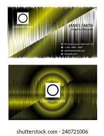 vector business card set, elements for design 