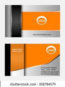 Vector business card set, elements for design 