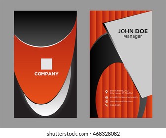 Vector business card set, elements for design
