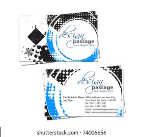 vector business card set, elements for design.