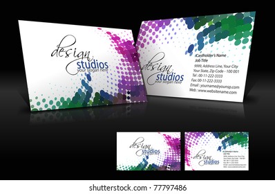 vector business card set , elements for design.