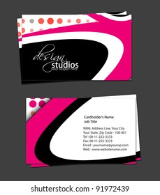 vector business card set , elements for design.