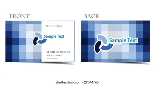 vector business card set, for more business card of this type please visit my gallery