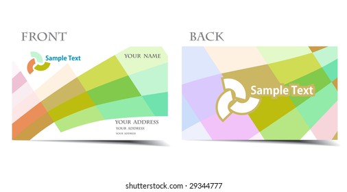 vector business card set, for more business card of this type please visit my gallery