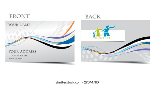 vector business card set, for more business card of this type please visit my gallery
