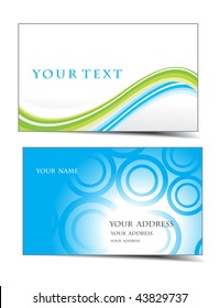 vector business card set, for more business card of this type please visit my gallery