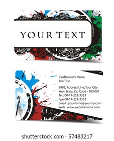 vector business card set, for more business card of this type please visit my gallery