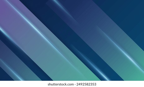 Plantilla de tarjeta de visita de Vector con Formas abstractas